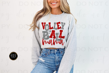 Load image into Gallery viewer, Volleyball Mom Faux Sequin DTF Transfer
