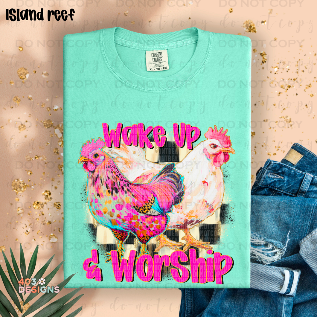 Wake Up & Worship DTF Transfer