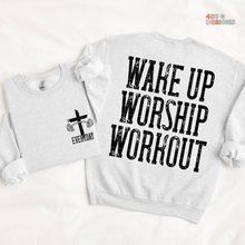 Load image into Gallery viewer, Wake Up Worship Workout DTF Transfer Set
