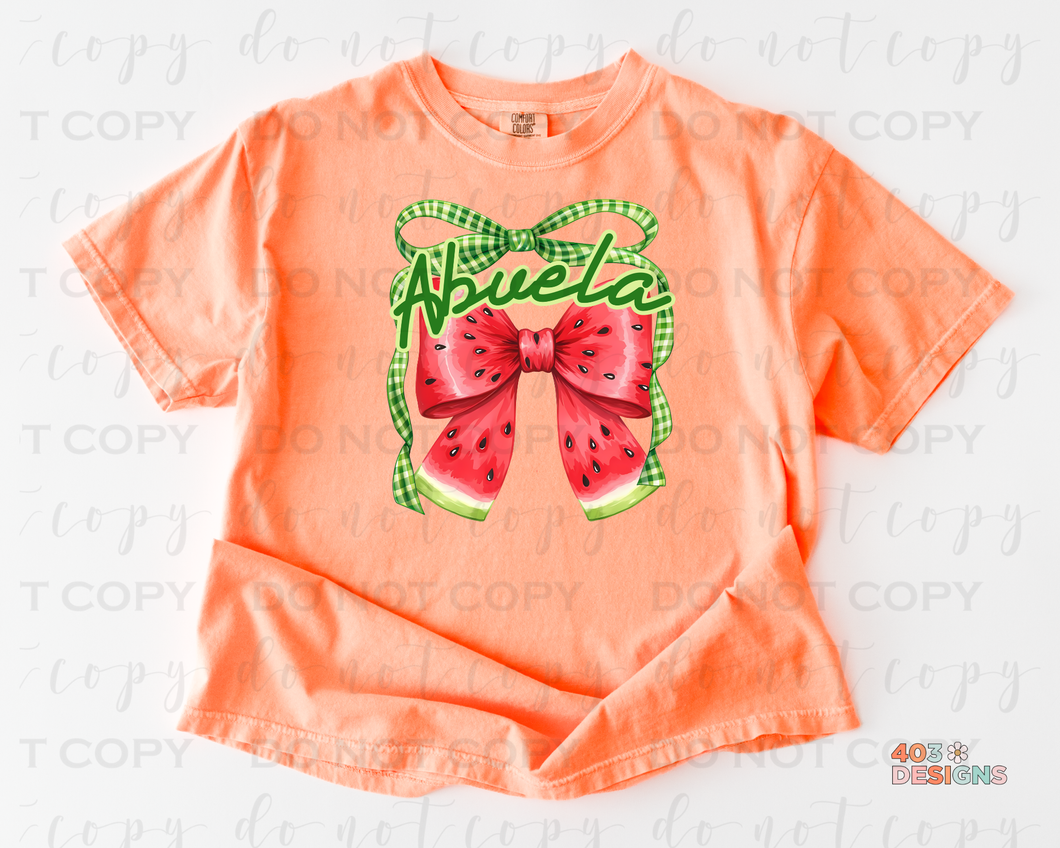 Watermelon Name/Title Personalized DTF Transfer