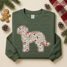 Load image into Gallery viewer, Plaid Floral Dog DTF Transfer
