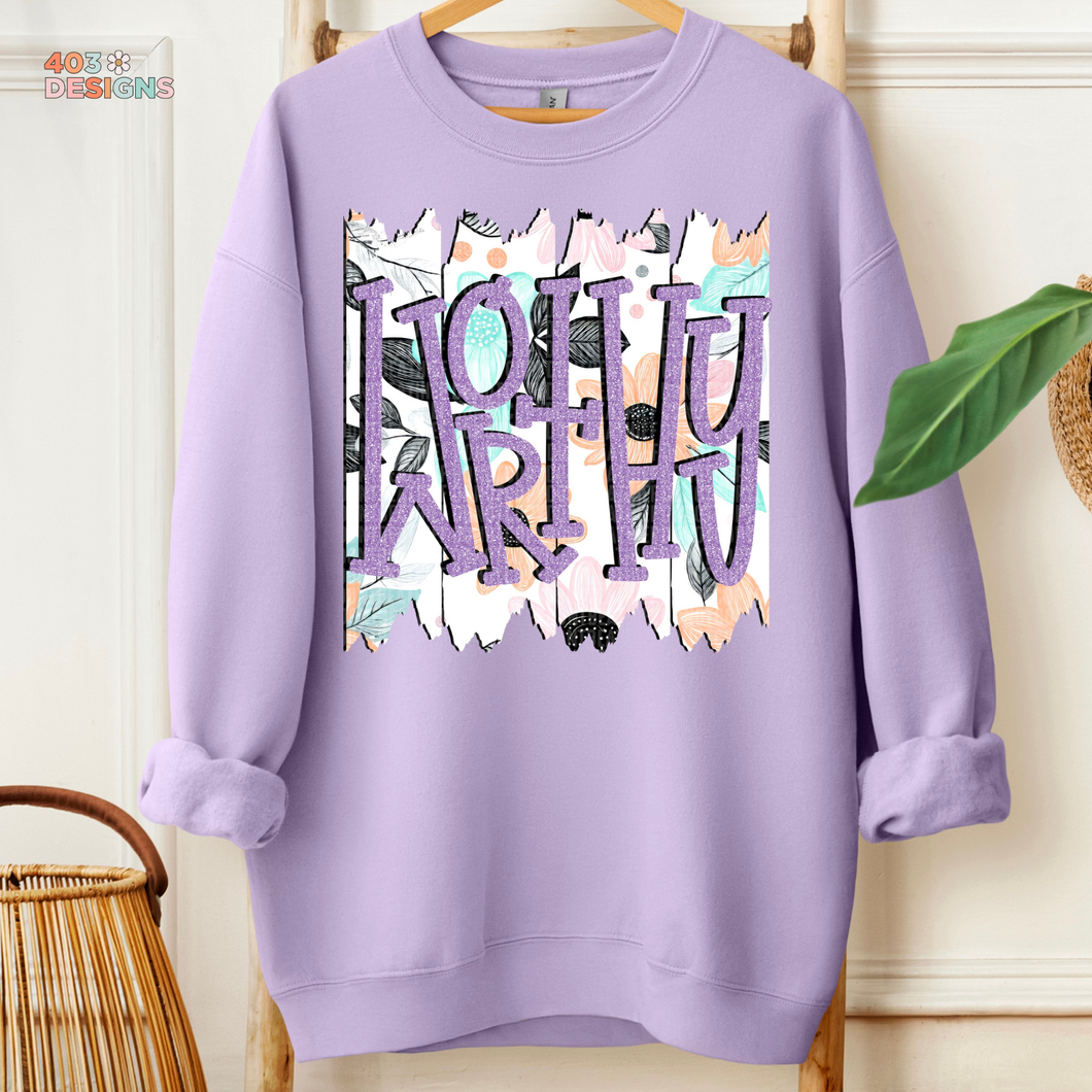 Worthy Brushstroke Floral DTF Transfer