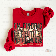 Load image into Gallery viewer, Written In Red DTF Transfer
