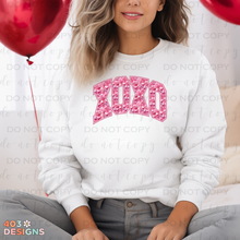 Load image into Gallery viewer, XOXO Pink Faux Sequin Sweatshirt
