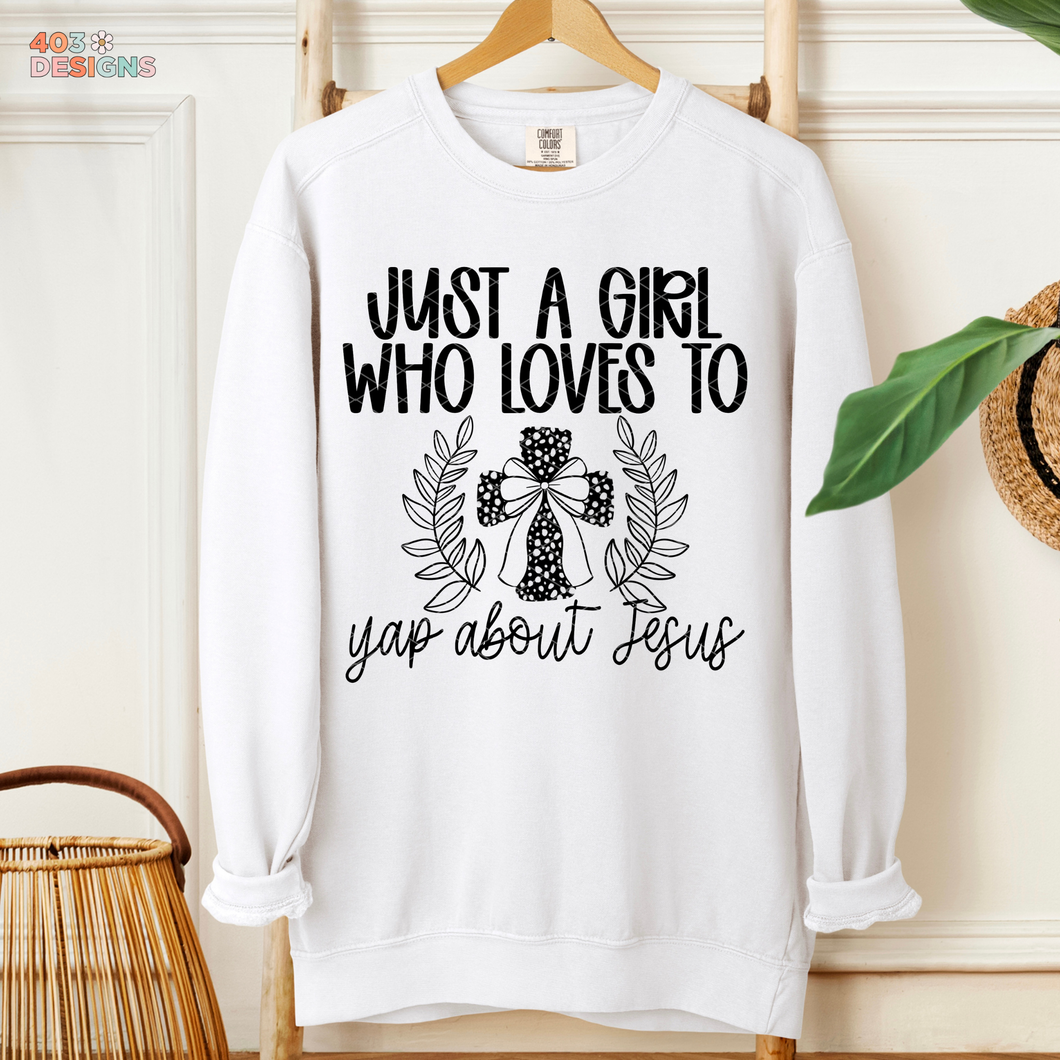 Yap About Jesus DTF Transfer