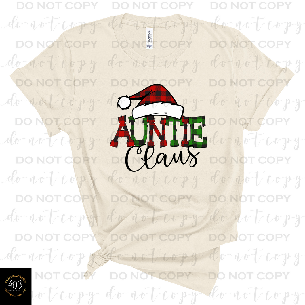 Auntie Claus- DTF Transfer