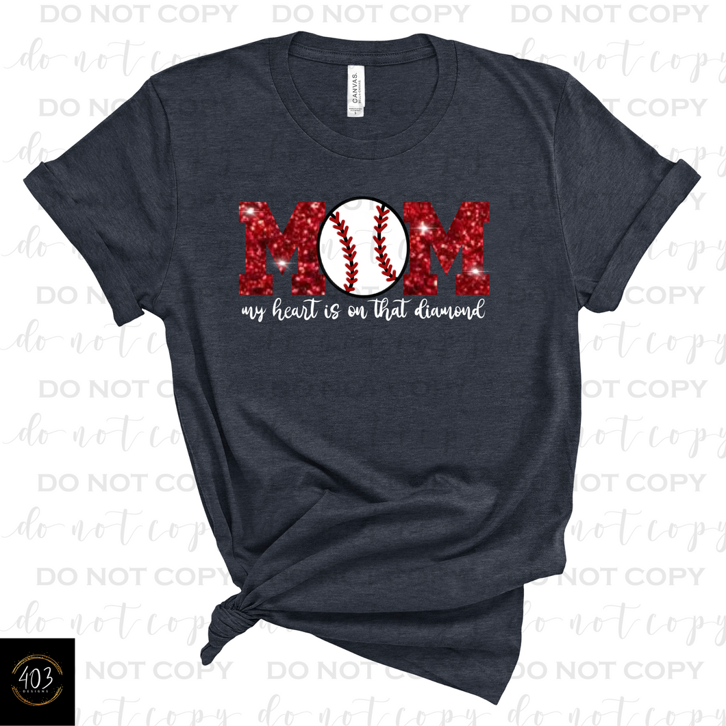 Baseball Mom- DTF Transfer