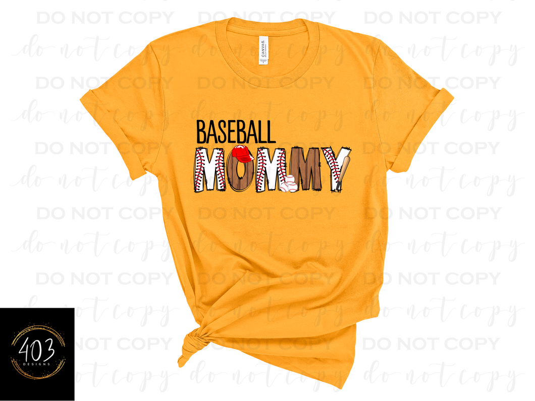 Baseball Mommy DTF Transfer