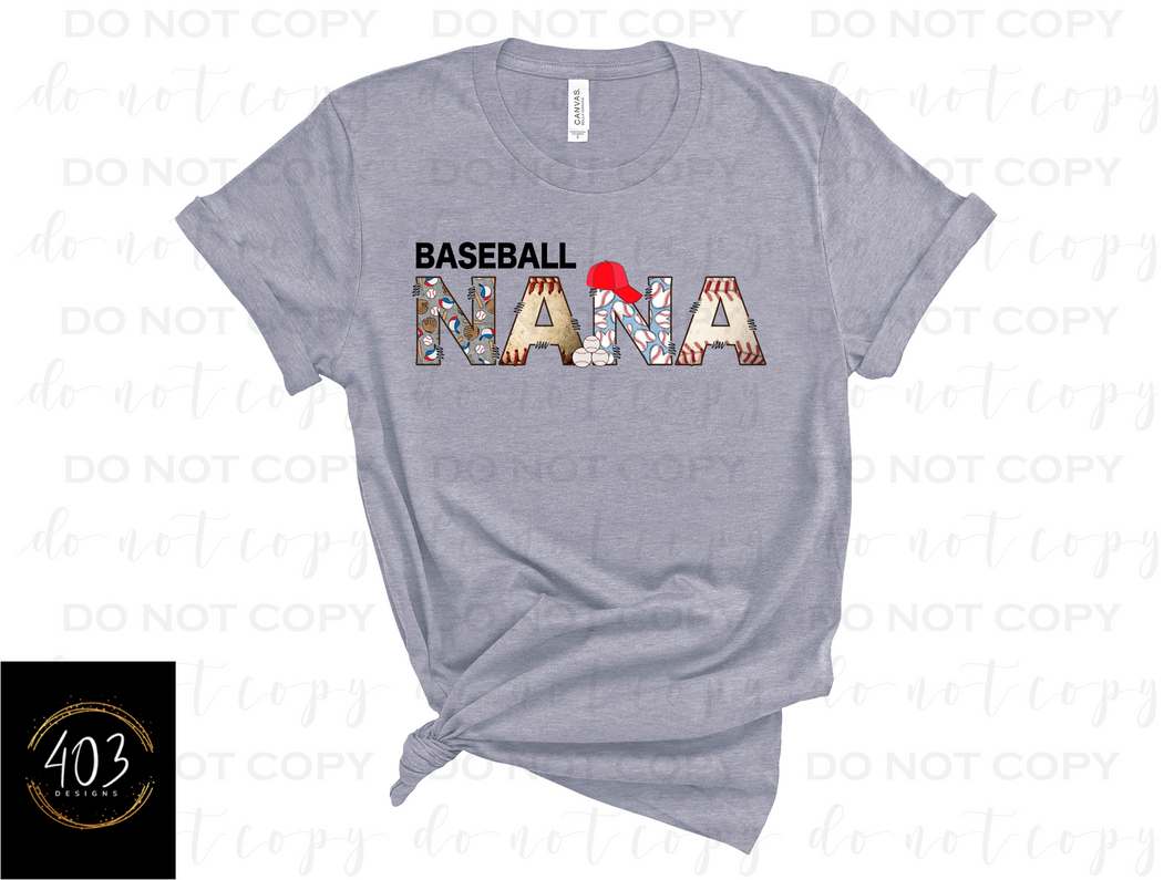 Baseball Nana - DTF Transfer