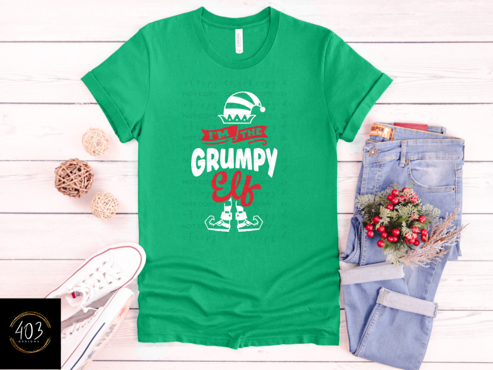 Im The Grumpy Elf Dtf Transfer – 403designs