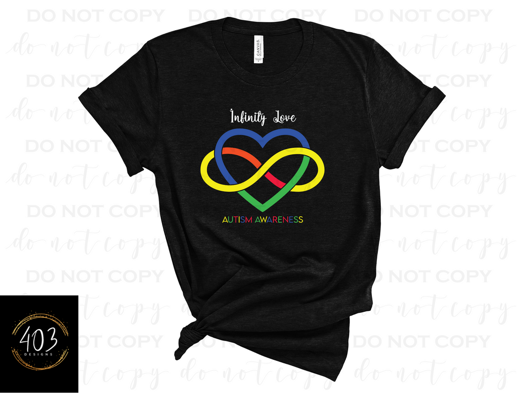 Infinity Love Autism Awareness - DTF Transfer