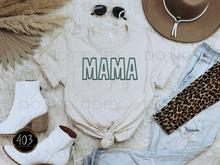 Load image into Gallery viewer, Mama Outline Embroidery DTF Transfer
