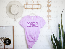 Load image into Gallery viewer, Mama Outline Embroidery DTF Transfer
