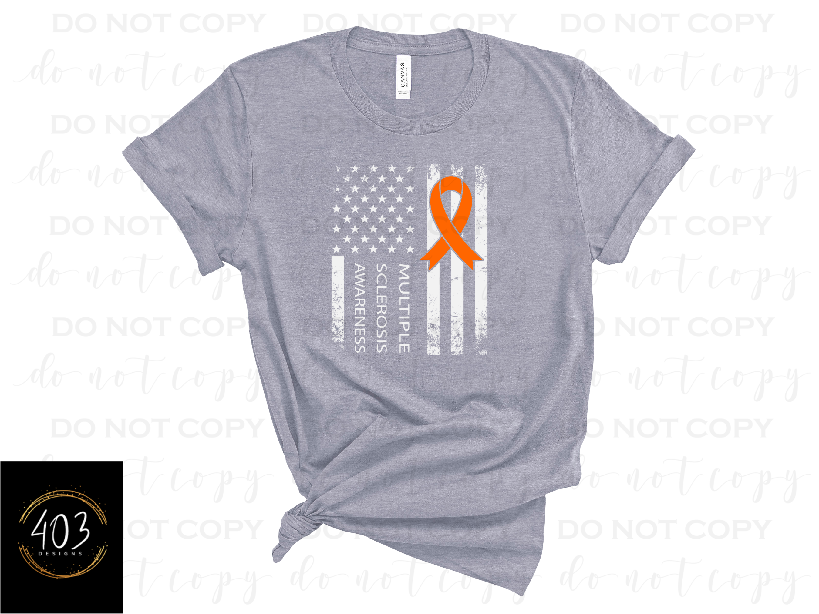 MS Awareness Flag - DTF Transfer – 403Designs